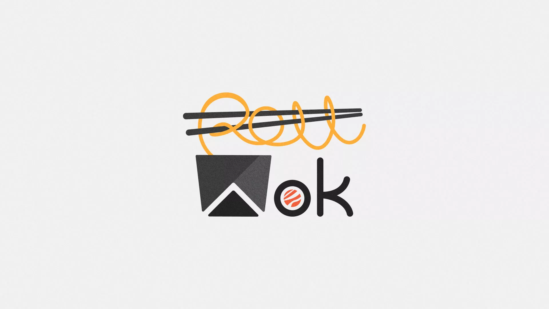 Разработка логотипа в Нарьян-Маре для суши-бара «Roll Wok Club»